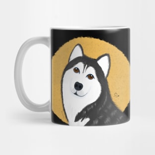 Husky Dog Art Mug